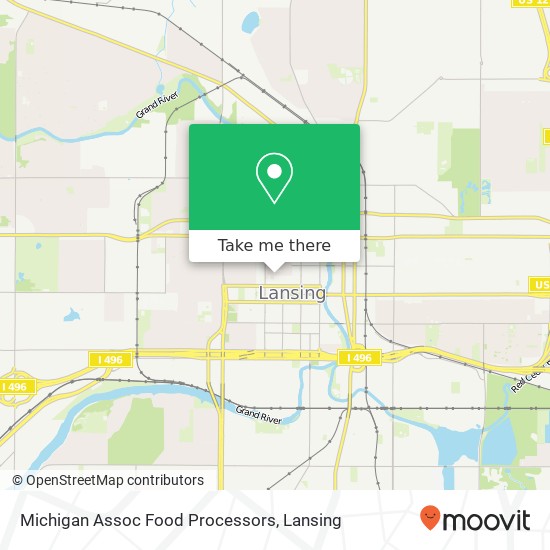 Michigan Assoc Food Processors map