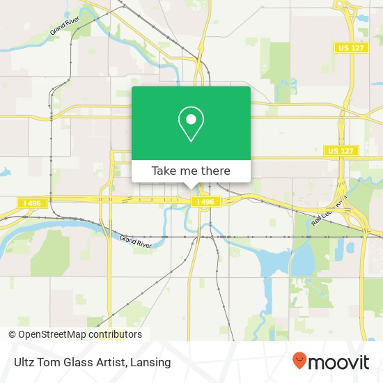 Ultz Tom Glass Artist map