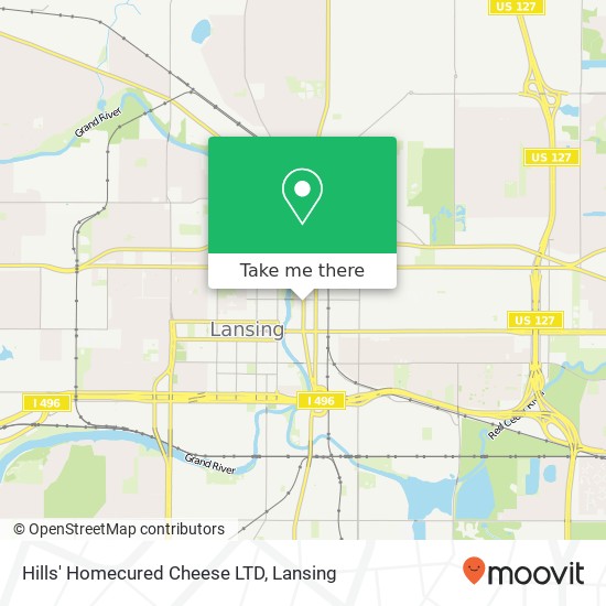 Hills' Homecured Cheese LTD map
