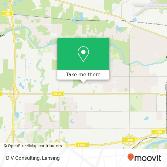 D V Consulting map