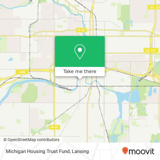 Mapa de Michigan Housing Trust Fund