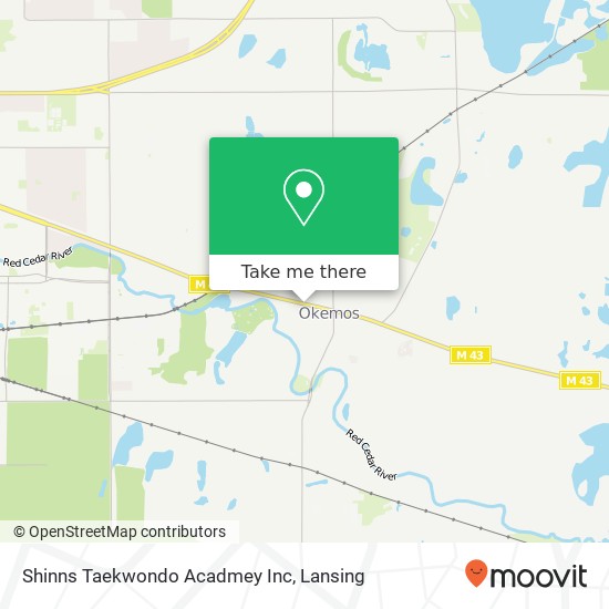 Mapa de Shinns Taekwondo Acadmey Inc