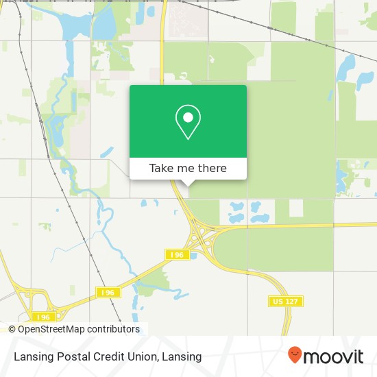 Lansing Postal Credit Union map