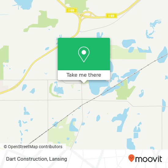 Dart Construction map