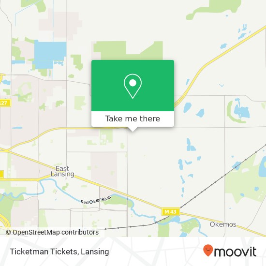 Ticketman Tickets map