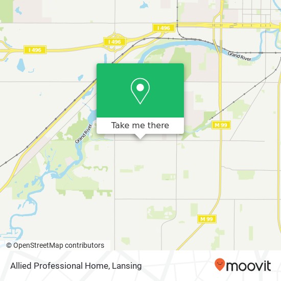 Allied Professional Home map