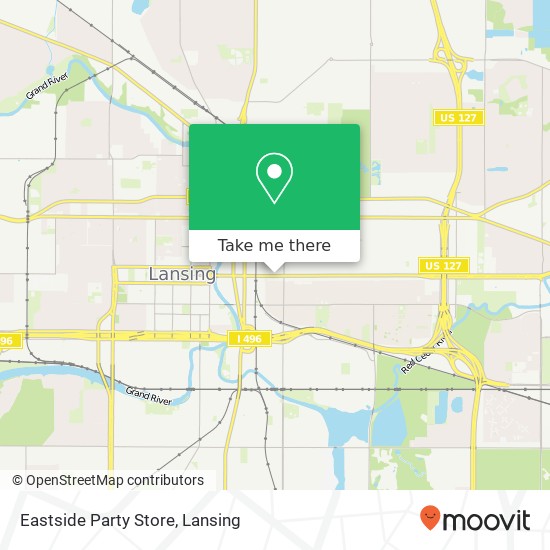 Mapa de Eastside Party Store