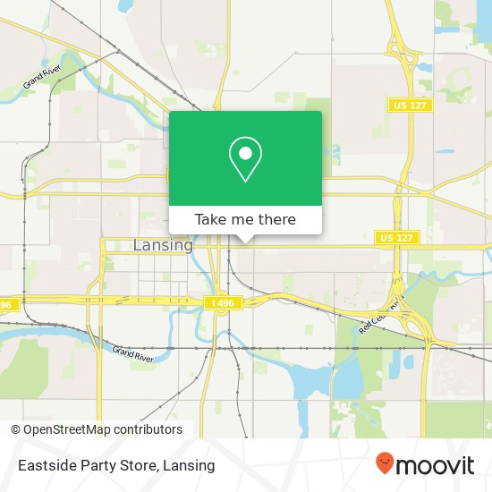 Eastside Party Store map