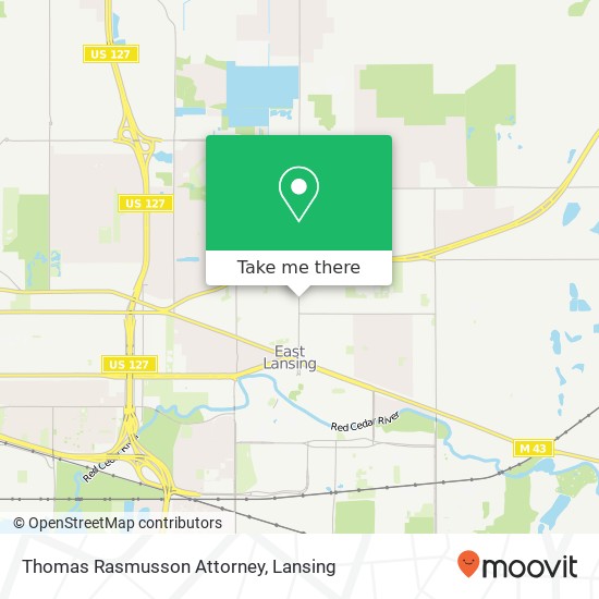 Thomas Rasmusson Attorney map