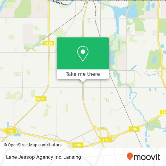 Lane Jessop Agency Inc map
