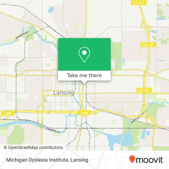 Michigan Dyslexia Institute map