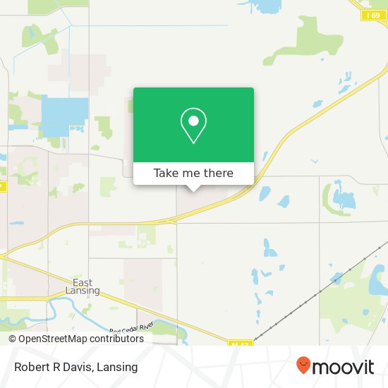 Robert R Davis map