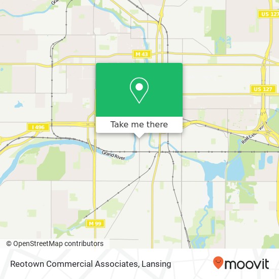 Reotown Commercial Associates map