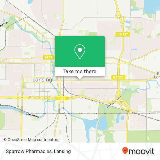 Mapa de Sparrow Pharmacies