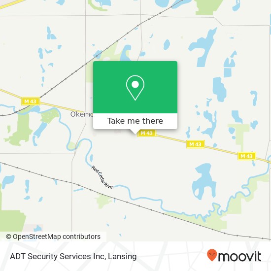 ADT Security Services Inc map