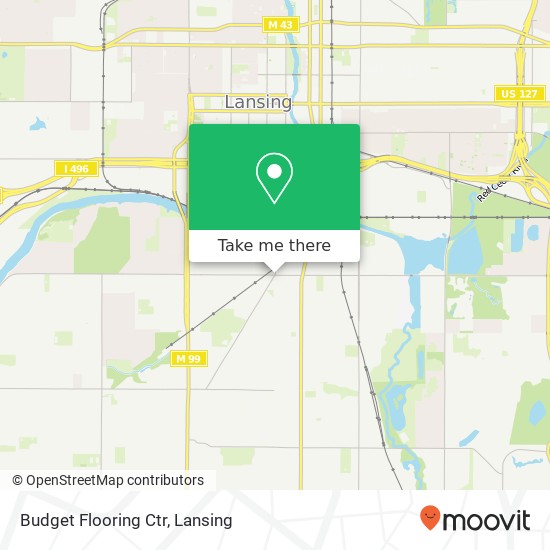 Budget Flooring Ctr map