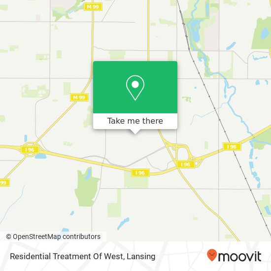 Mapa de Residential Treatment Of West