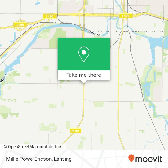 Millie Powe-Ericson map