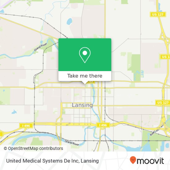 Mapa de United Medical Systems De Inc