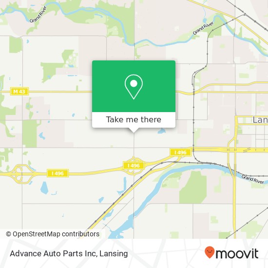 Mapa de Advance Auto Parts Inc