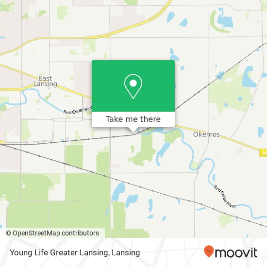 Mapa de Young Life Greater Lansing