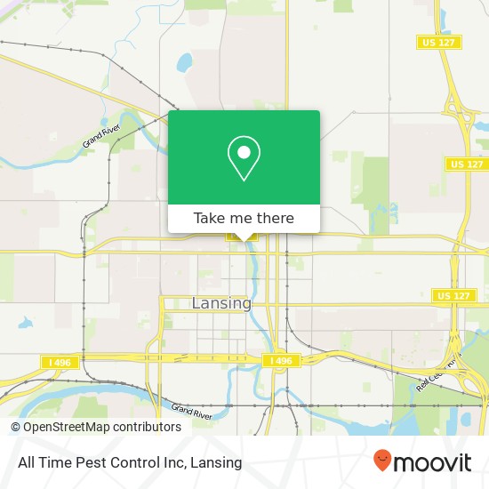 All Time Pest Control Inc map