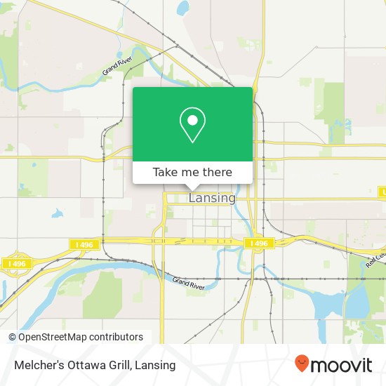 Melcher's Ottawa Grill map