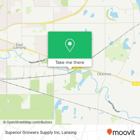 Superior Growers Supply Inc map