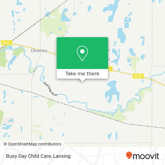 Busy Day Child Care map