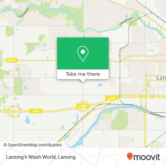 Lansing's Wash World map