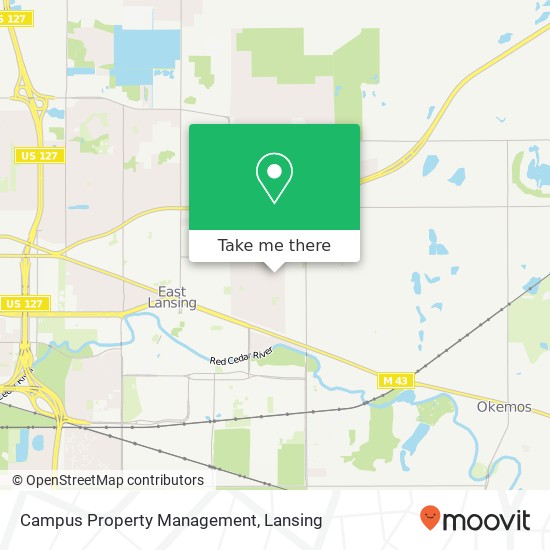 Campus Property Management map