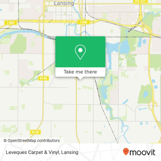 Leveques Carpet & Vinyl map