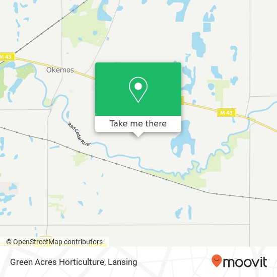 Green Acres Horticulture map