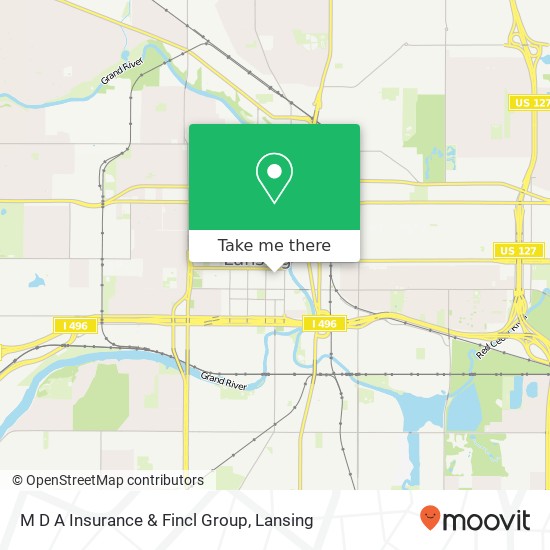 M D A Insurance & Fincl Group map