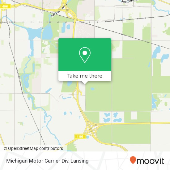 Michigan Motor Carrier Div map