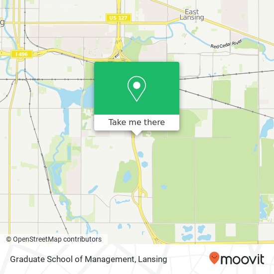 Graduate School of Management map