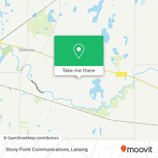 Stony Point Communications map