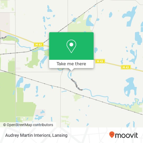 Audrey Martin Interiors map