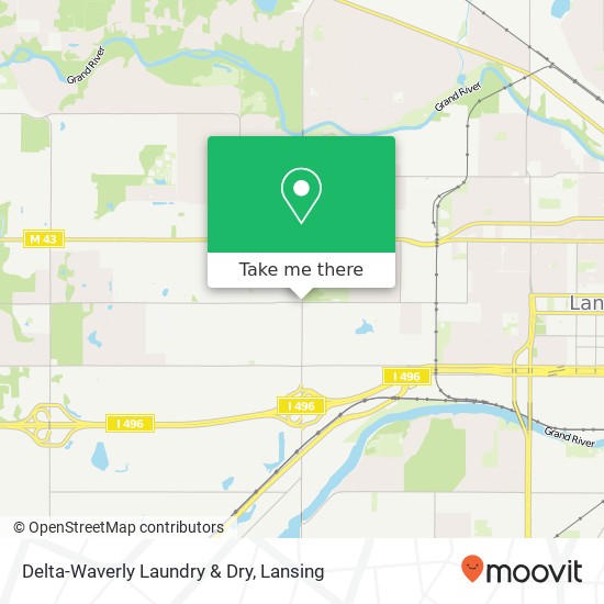 Mapa de Delta-Waverly Laundry & Dry
