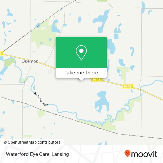 Waterford Eye Care map