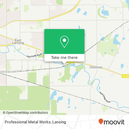 Professional Metal Works map