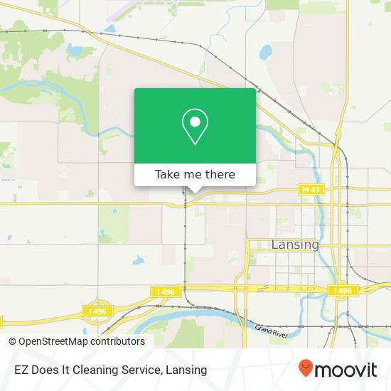 EZ Does It Cleaning Service map