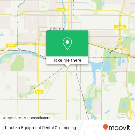 Mapa de Klochko Equipment Rental Co