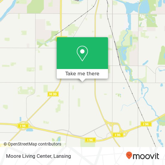 Moore Living Center map