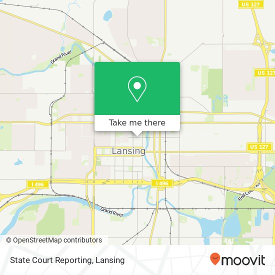 State Court Reporting map