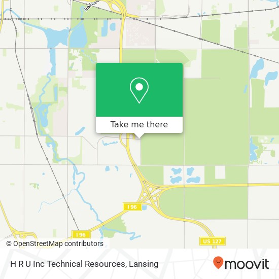 H R U Inc Technical Resources map