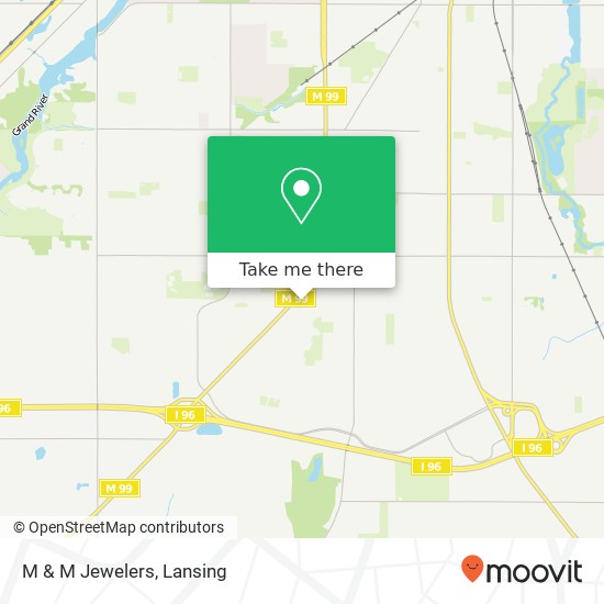 M & M Jewelers map