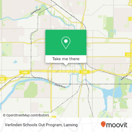 Mapa de Verlinden Schools Out Program