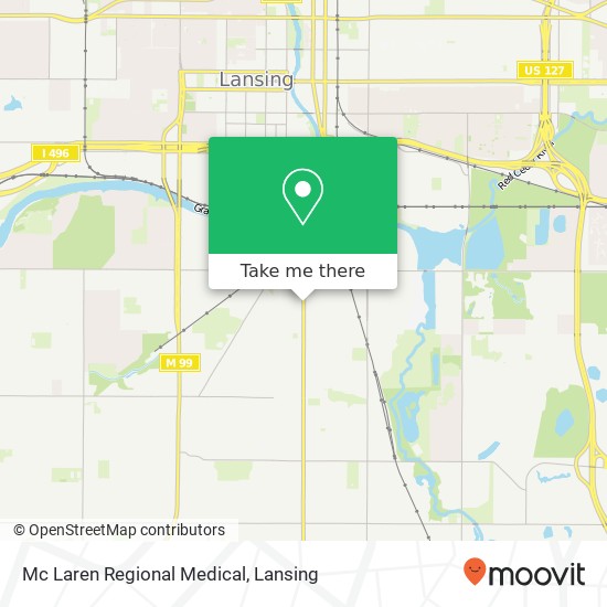 Mapa de Mc Laren Regional Medical
