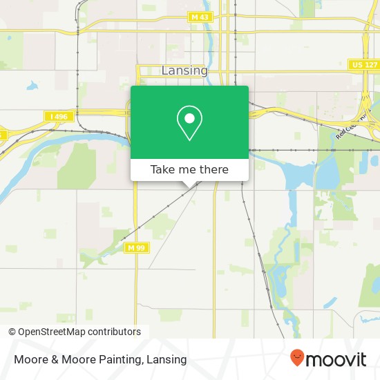 Moore & Moore Painting map